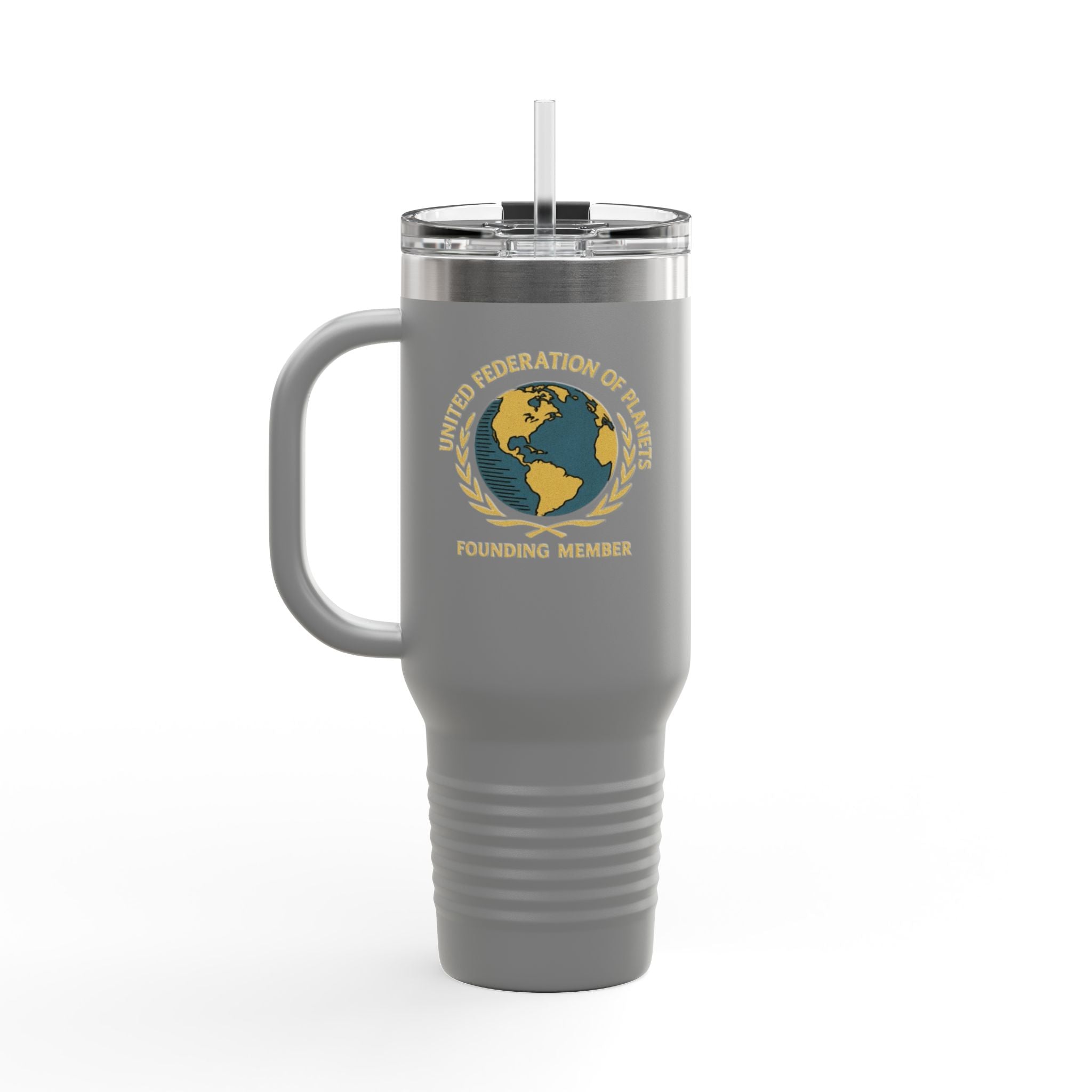 40oz Insulated Travel Mug — 'United Federation of Planets' Founding Member Travel Tumbler