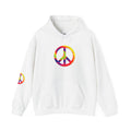 Tie-Dye Peace Sign Hoodie — Rainbow Hippie Peace Symbol Pullover - Mutantur Labs LLC