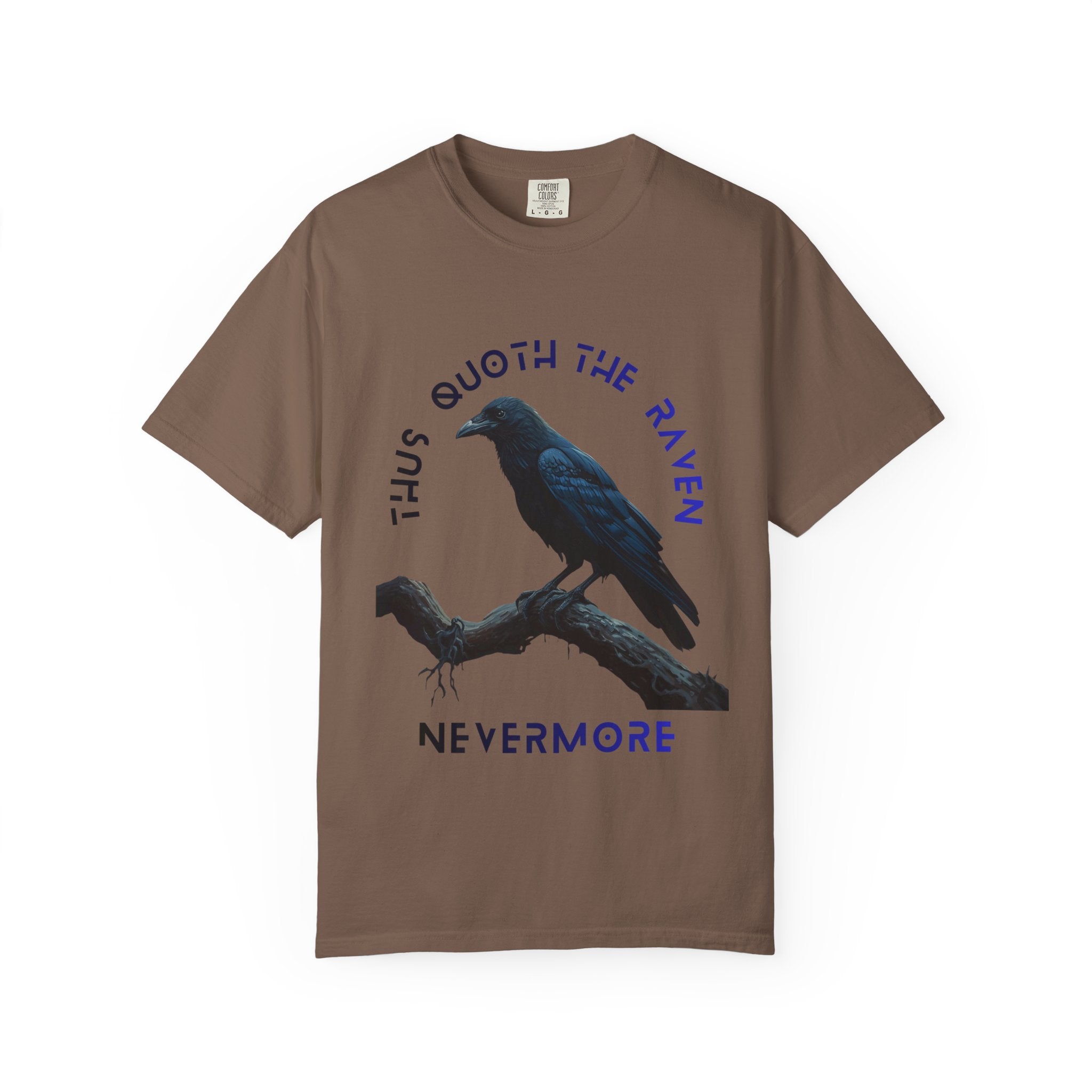 Quoth the Raven Nevermore T-shirt | Poe Literary Raven Tee - Mutantur Labs LLC