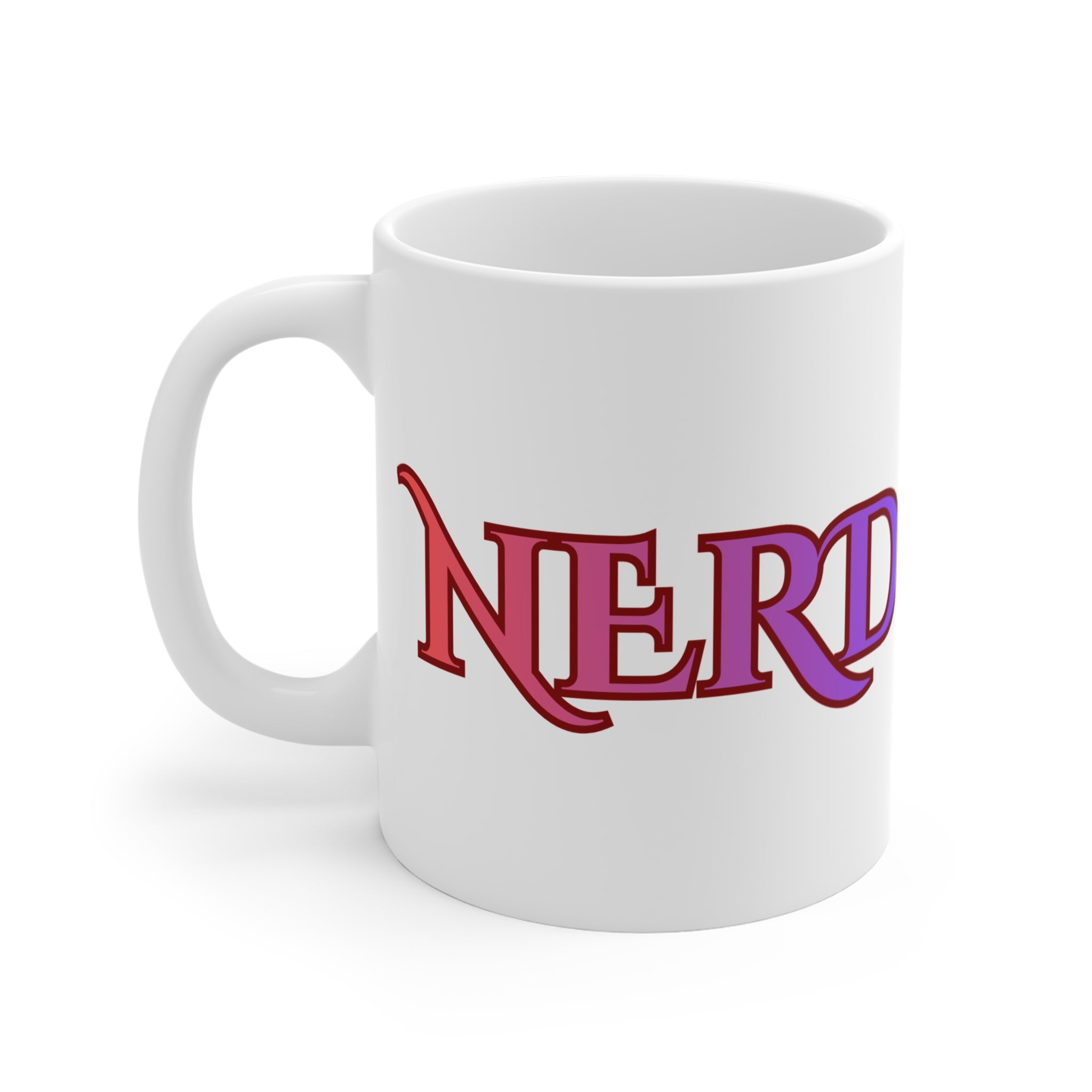 Nerd Script Mug — Funny Minimalist Science Nerd 11oz Ceramic Coffee Mug - Mutantur Labs LLC