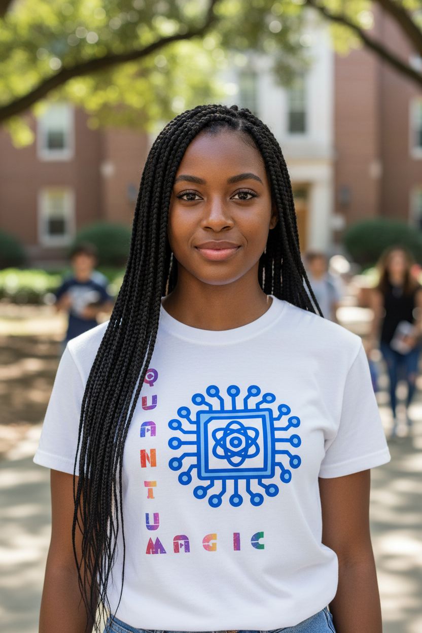 Quantum Magic T-Shirt | Circuit Atom Science Tech Tee