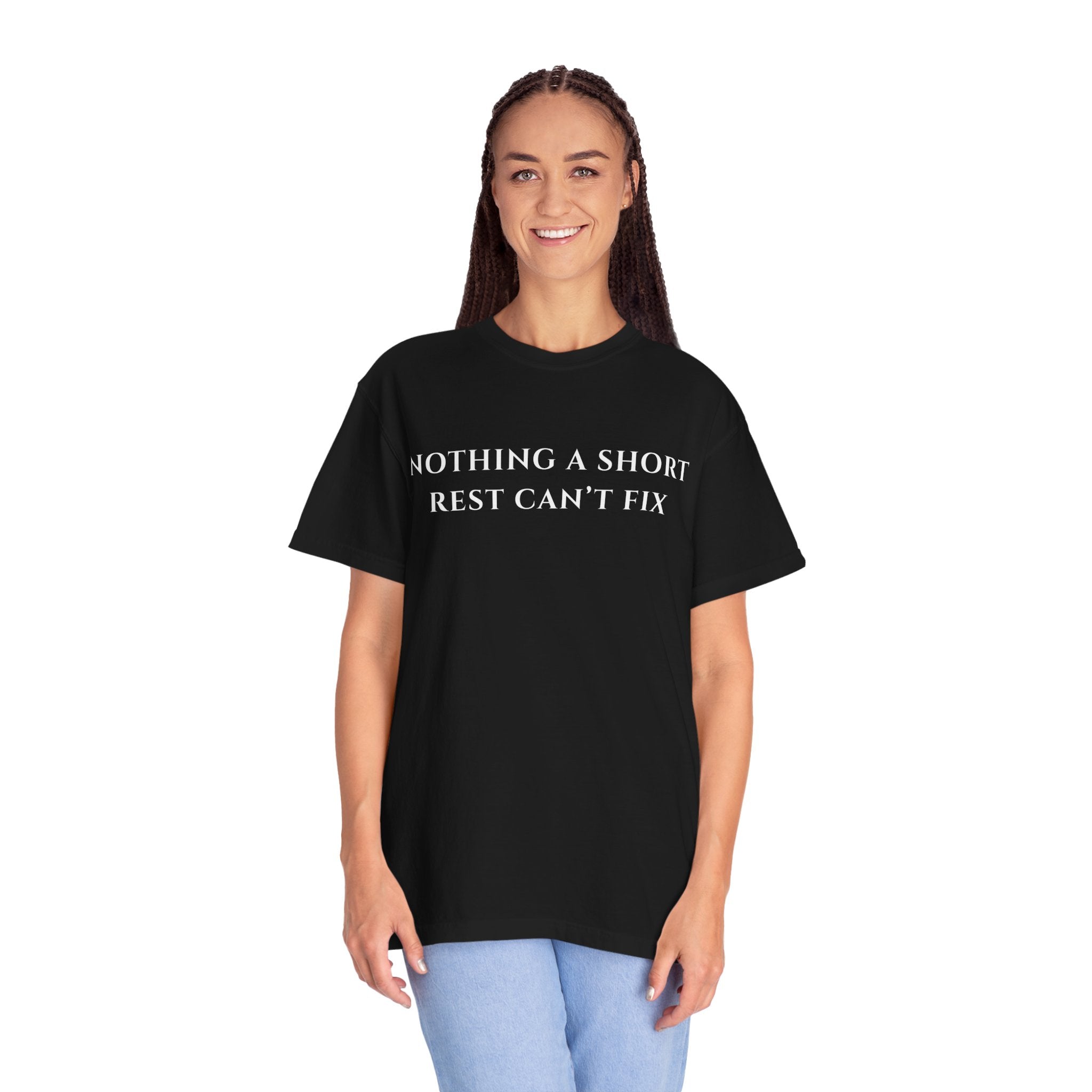 Nothing a Short Rest Can't Fix funny D and D Comfort Colors tee - Mutantur Labs LLC