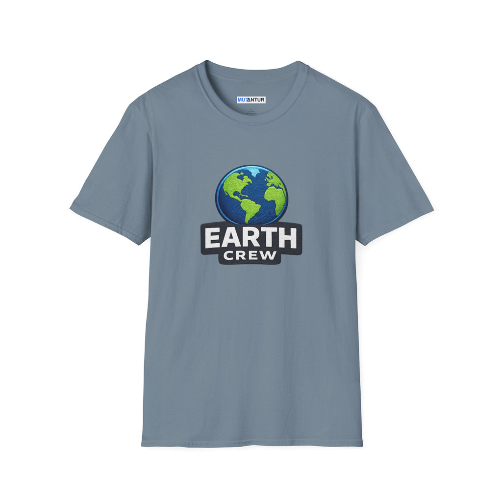 Earth Crew T-Shirt — Eco-Friendly Globe Graphic Tee - Mutantur Labs LLC