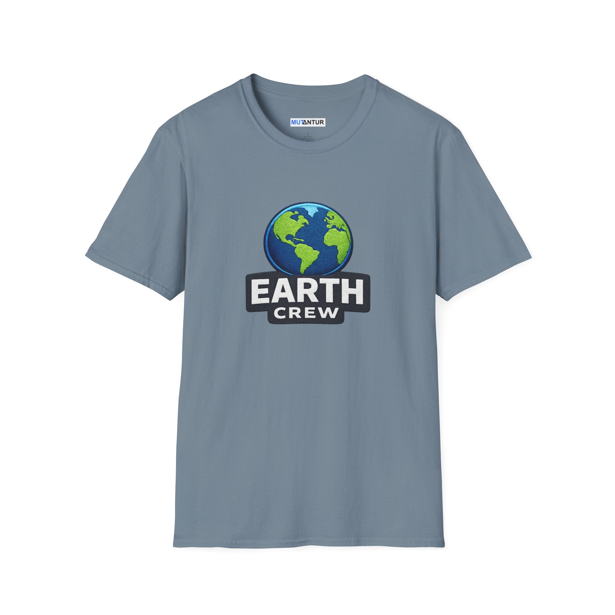 Earth Crew T-Shirt — Eco-Friendly Globe Graphic Tee - Mutantur Labs LLC