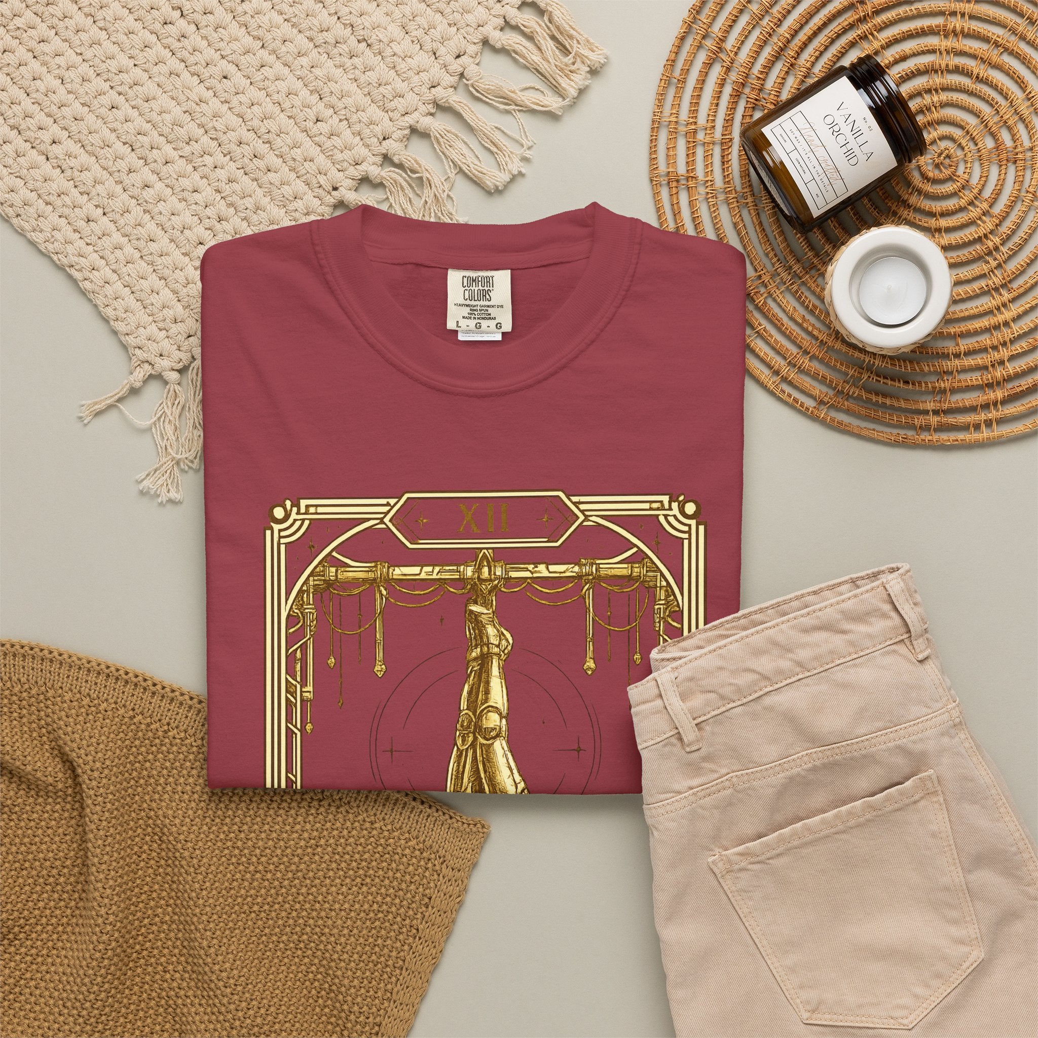The Hanged Man Tarot T-Shirt — Future Arcana Comfort Colors Graphic Tee