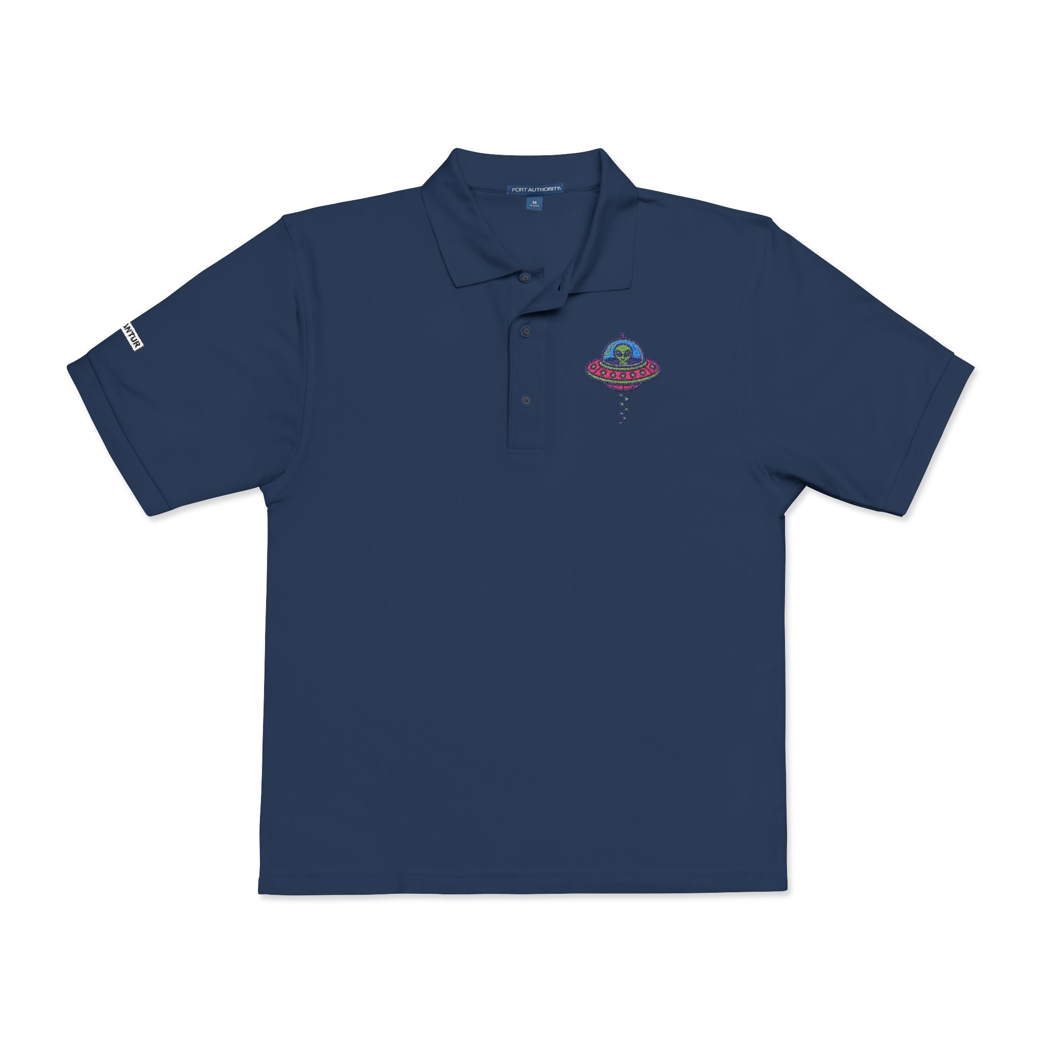 Colorful UFO Embroidered Polo - Mutantur Labs LLC