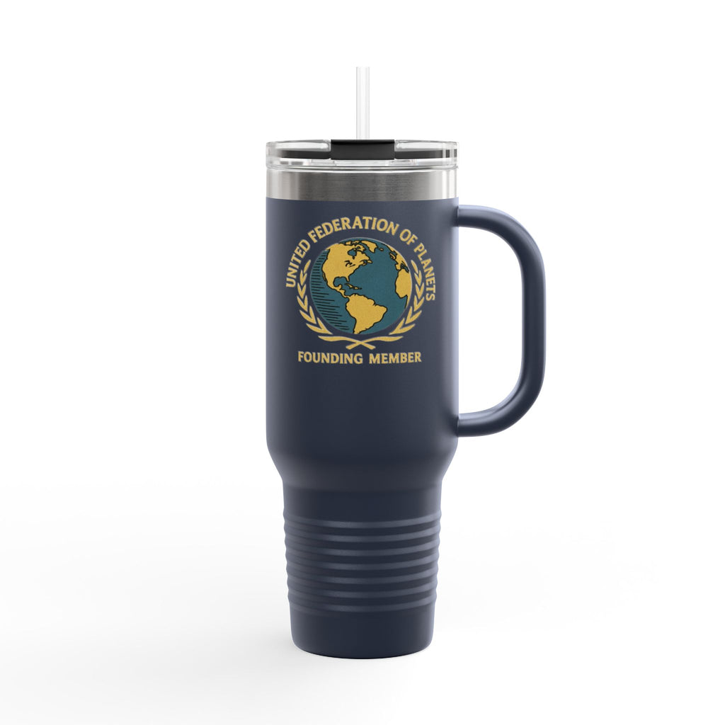 40oz Insulated Travel Mug — 'United Federation of Planets' Founding Member Travel Tumbler