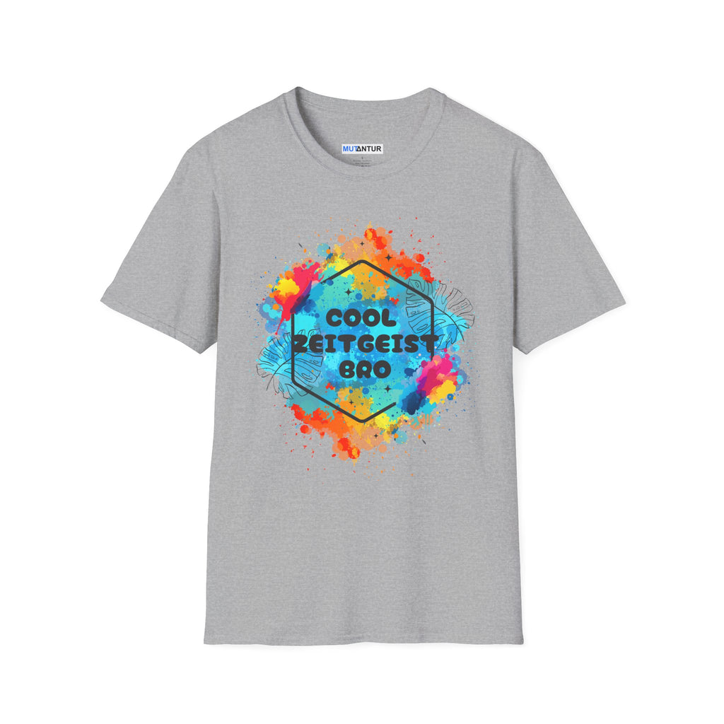 Cool Zeitgeist Bro Shirt Funny Colorful Graphic Tee for Word Nerds - Mutantur Labs LLC