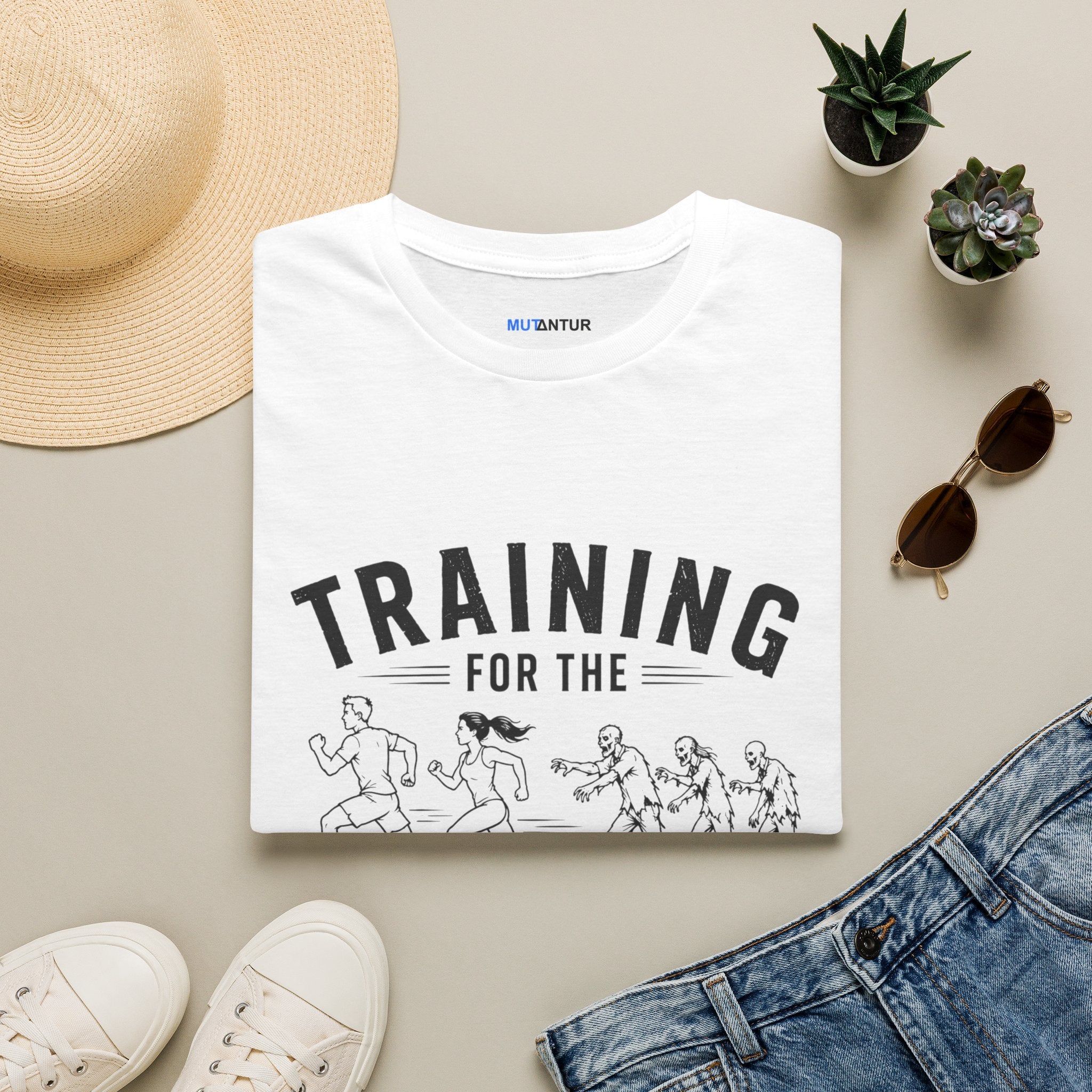 Training for the Zombie Apocalypse T-Shirt — Funny Survival Tee