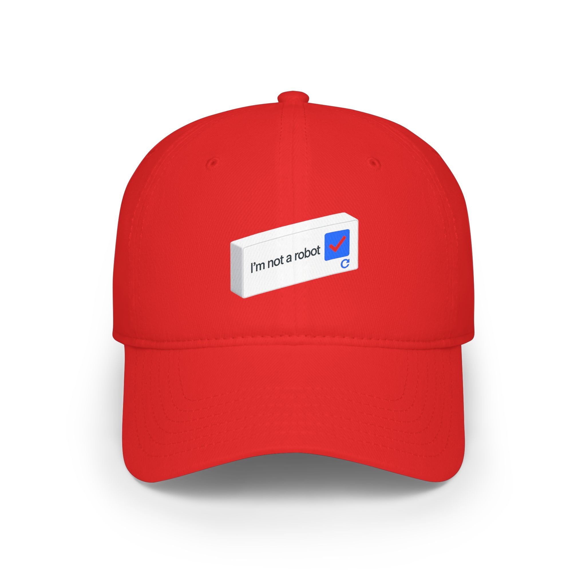 I'm Not a Robot checkbox cap | Low Profile Baseball Cap - Mutantur Labs LLC