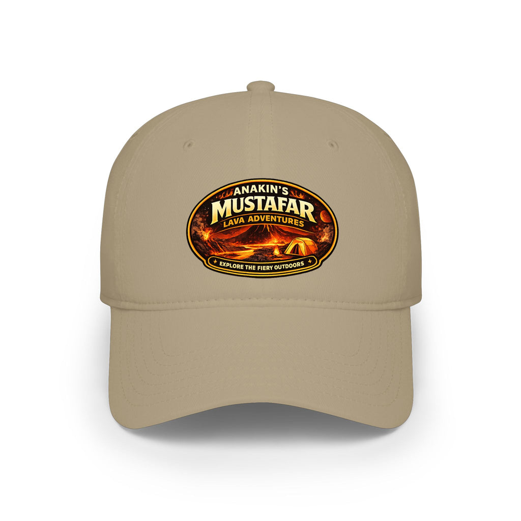 Anakin's Mustafar Lava Adventure Dad Cap — Vintage National Park Patch Baseball Hat