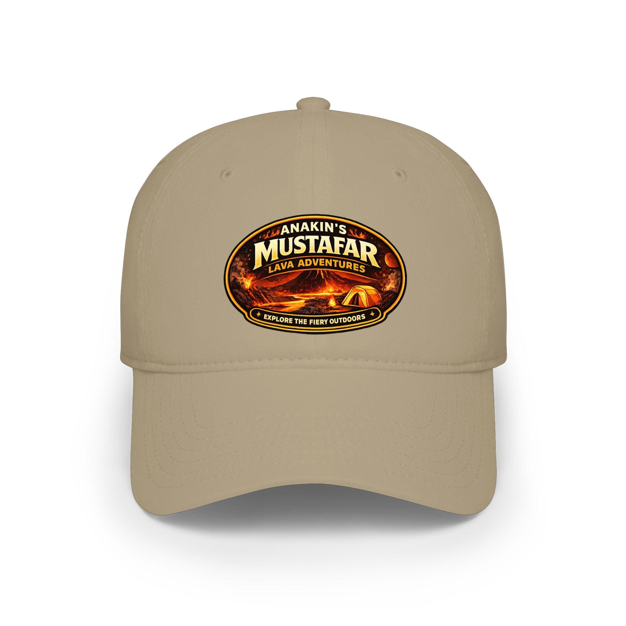 Anakin's Mustafar Lava Adventure Dad Cap — Vintage National Park Patch Baseball Hat