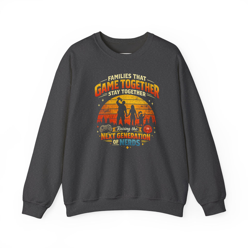 Families That Game Together Stay Together Sweatshirt - Mutantur Labs LLC