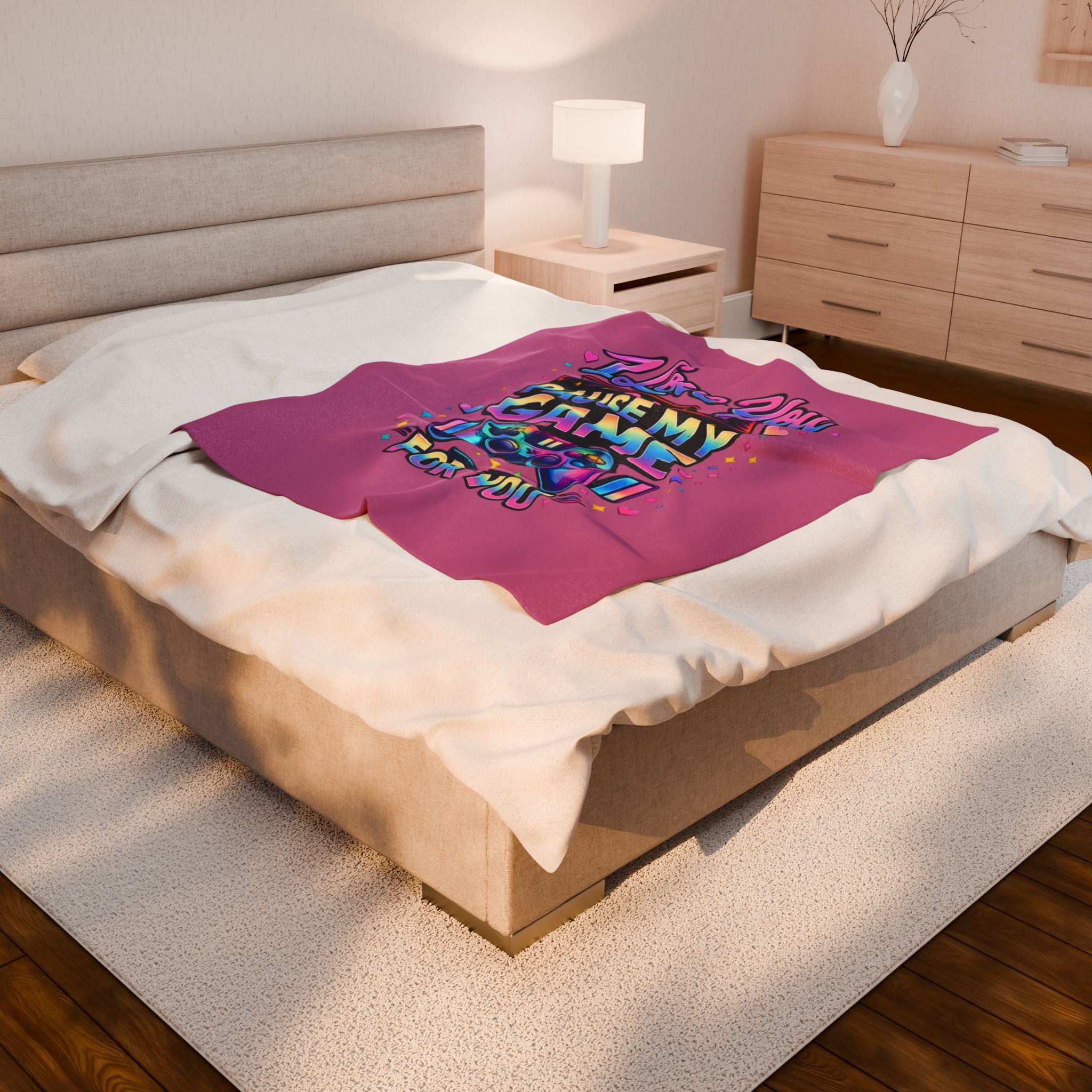 I Love You So Much I'd Pause My Game Blanket | Funny Gamer Gift Throw