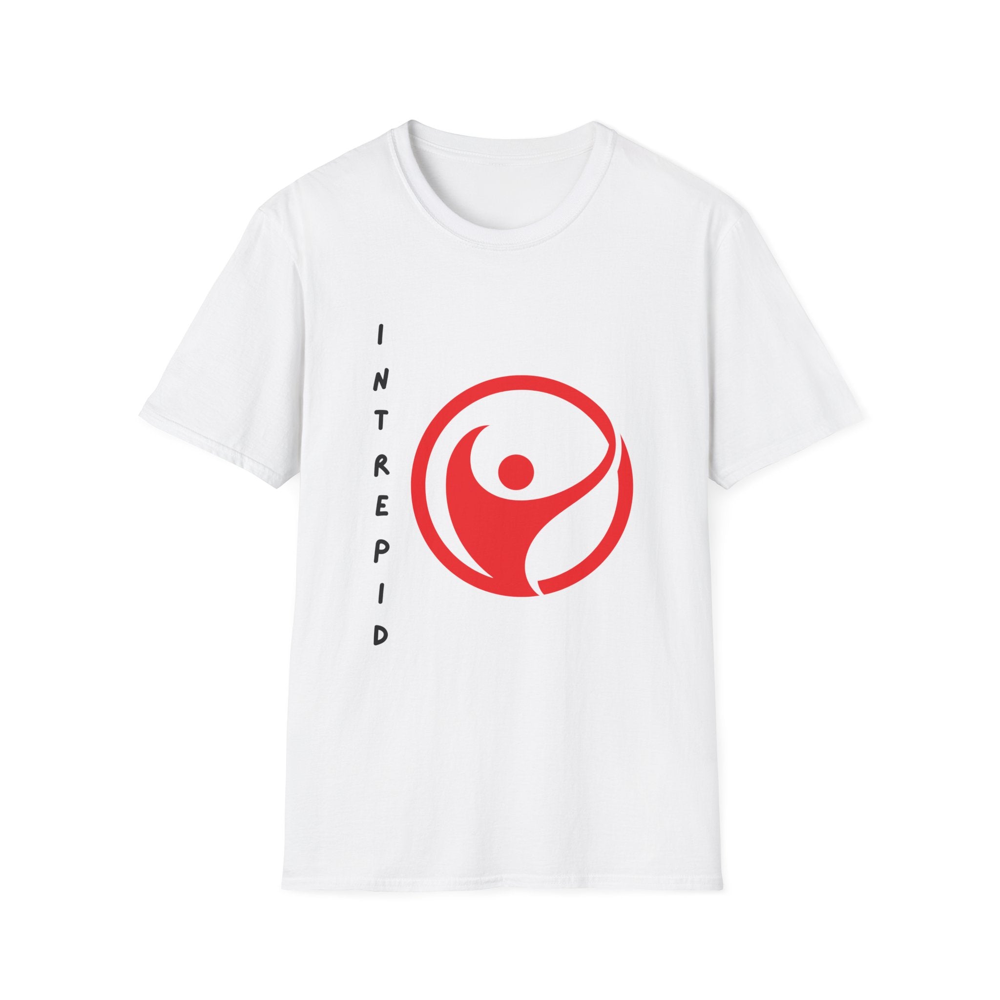Intrepid Red Human Emblem T-Shirt | Empowerment Graphic Tee - Mutantur Labs LLC