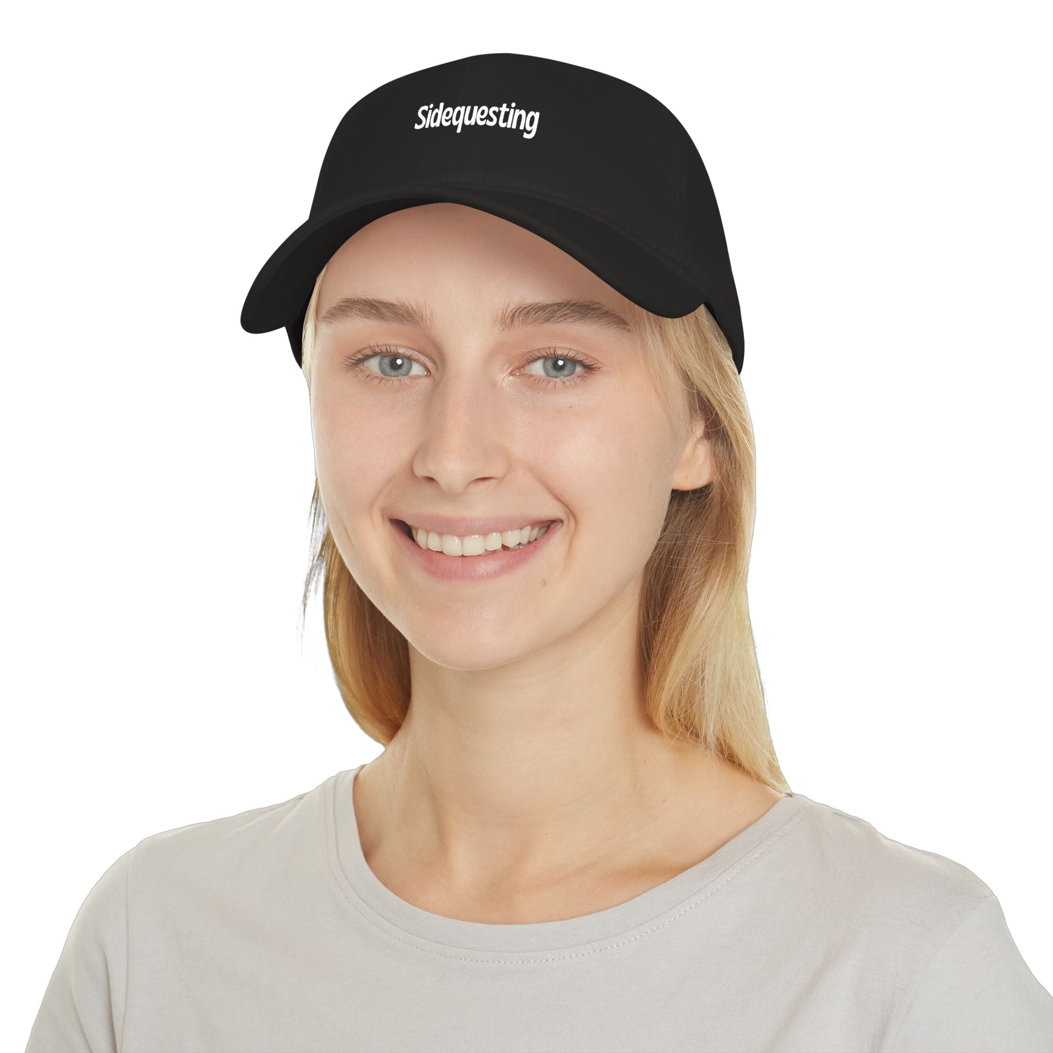 Sidequesting Baseball Cap — Low Profile Dad Hat for Gamers - Mutantur Labs LLC