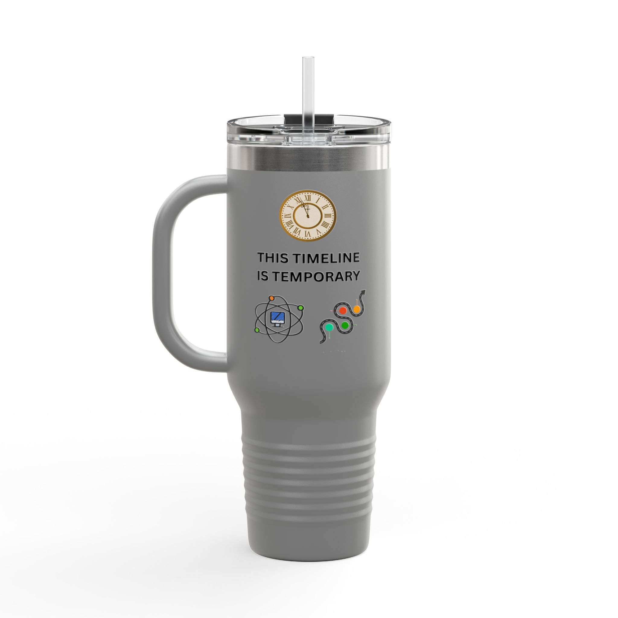 Upgrade Your Timeline 40oz Travel Mug — This Timeline Is Temporary Insulated Tumbler - Mutantur Labs LLC