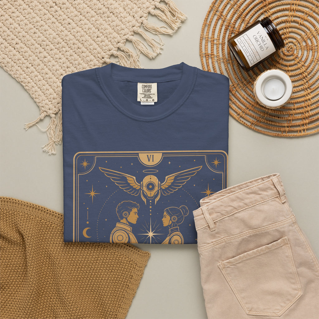 The Lovers Tarot T-Shirt — Future Arcana Comfort Colors Graphic Tee