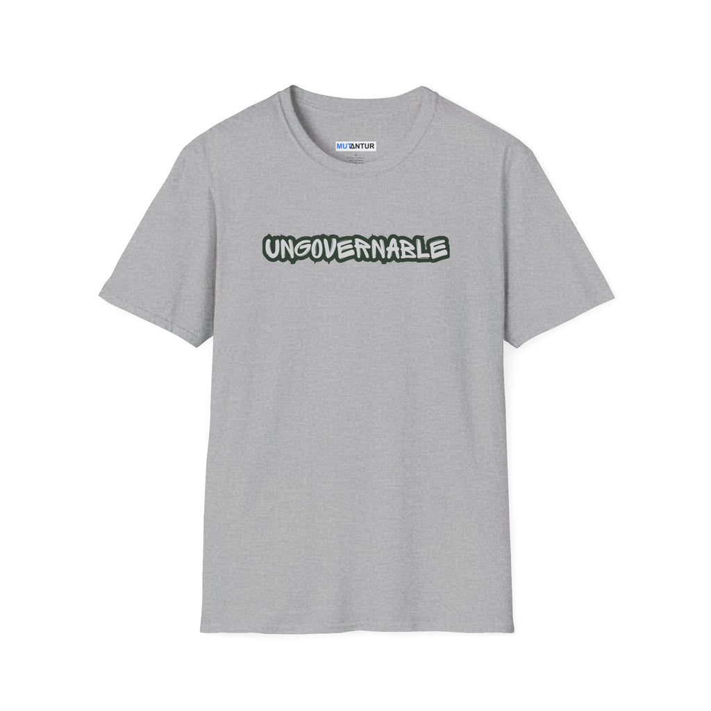 Ungovernable Graphic Tee — Bold Streetwear Statement T-Shirt - Mutantur Labs LLC
