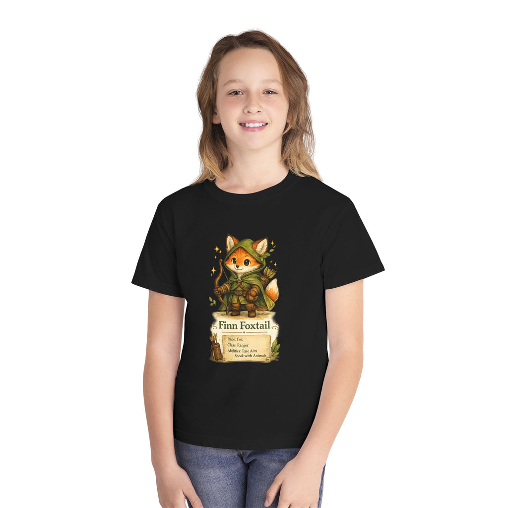 Finn Foxtail Kids Fox Ranger T-Shirt — Cute Fantasy Character Tee