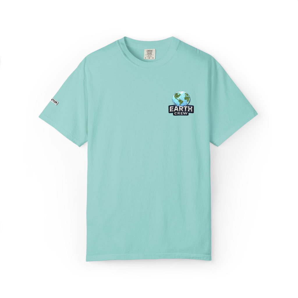 'Earth Crew' Embroidered Earth Comfort Colors Graphic Tee - Mutantur Labs LLC