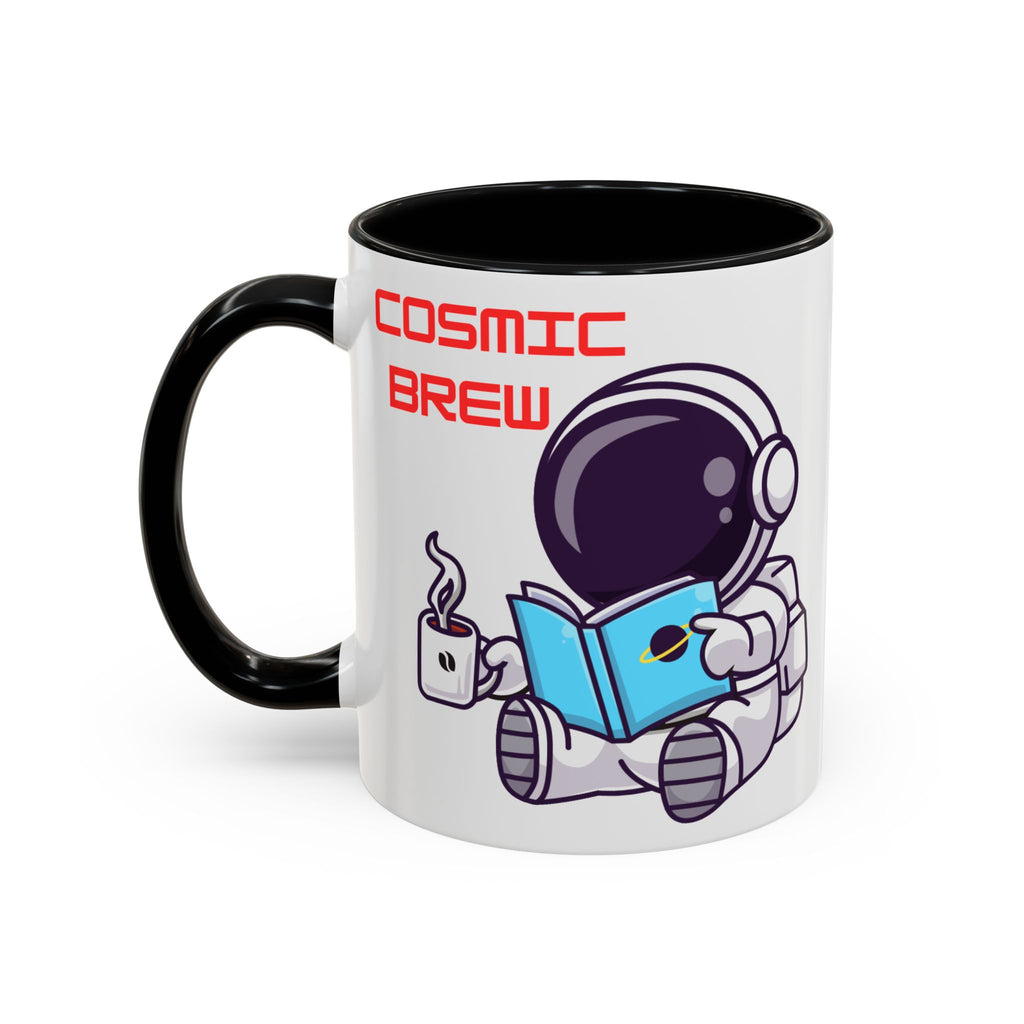 Cosmic Brew Astronaut Coffee Mug — Accent Ceramic Mug for Space Lovers - Mutantur Labs LLC