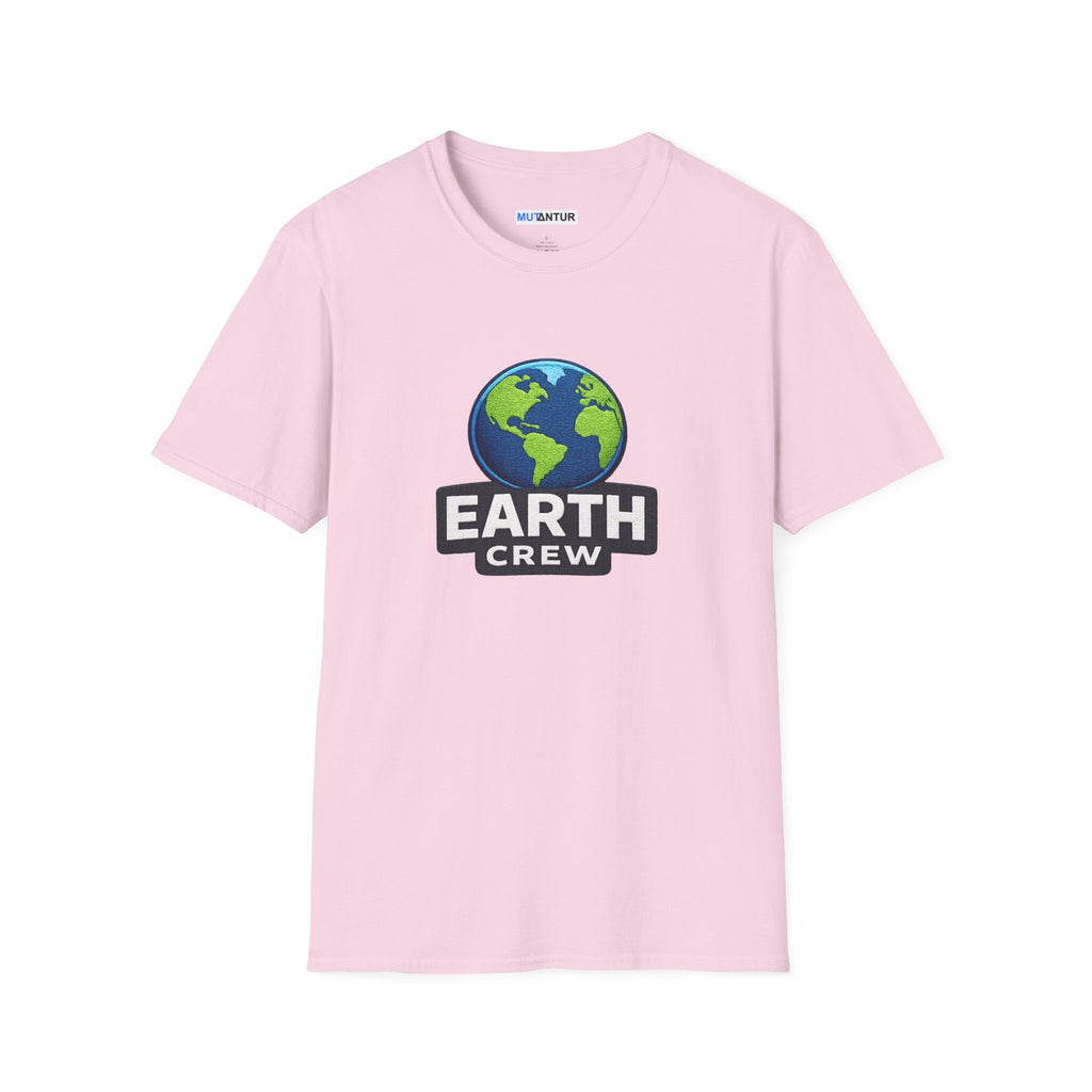 Earth Crew T-Shirt — Eco-Friendly Globe Graphic Tee - Mutantur Labs LLC