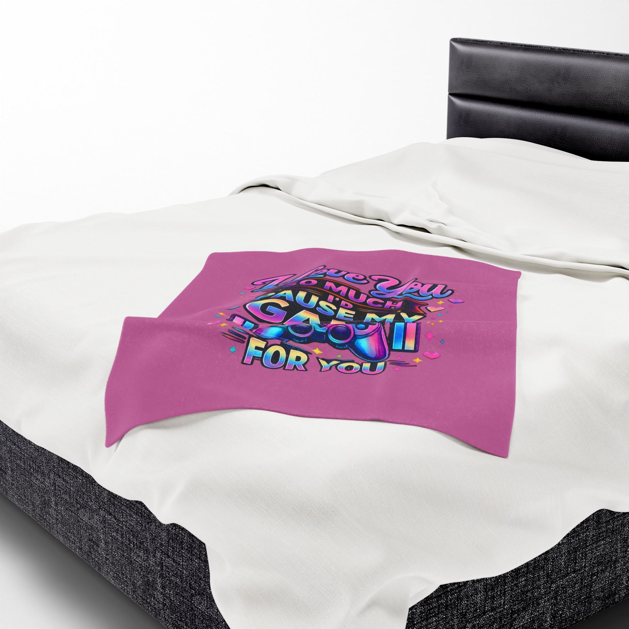 I Love You So Much I'd Pause My Game Blanket | Funny Gamer Gift Throw