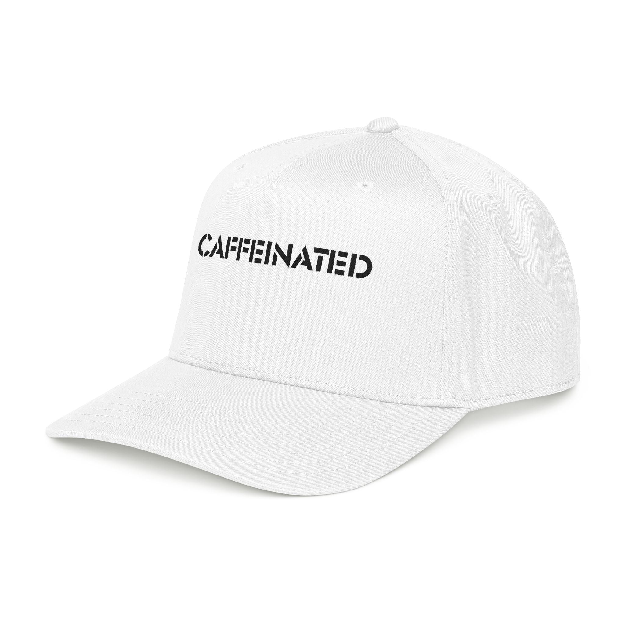 Caffeinated Mid Profile Baseball Cap |Coffee Lover Hat - Mutantur Labs LLC
