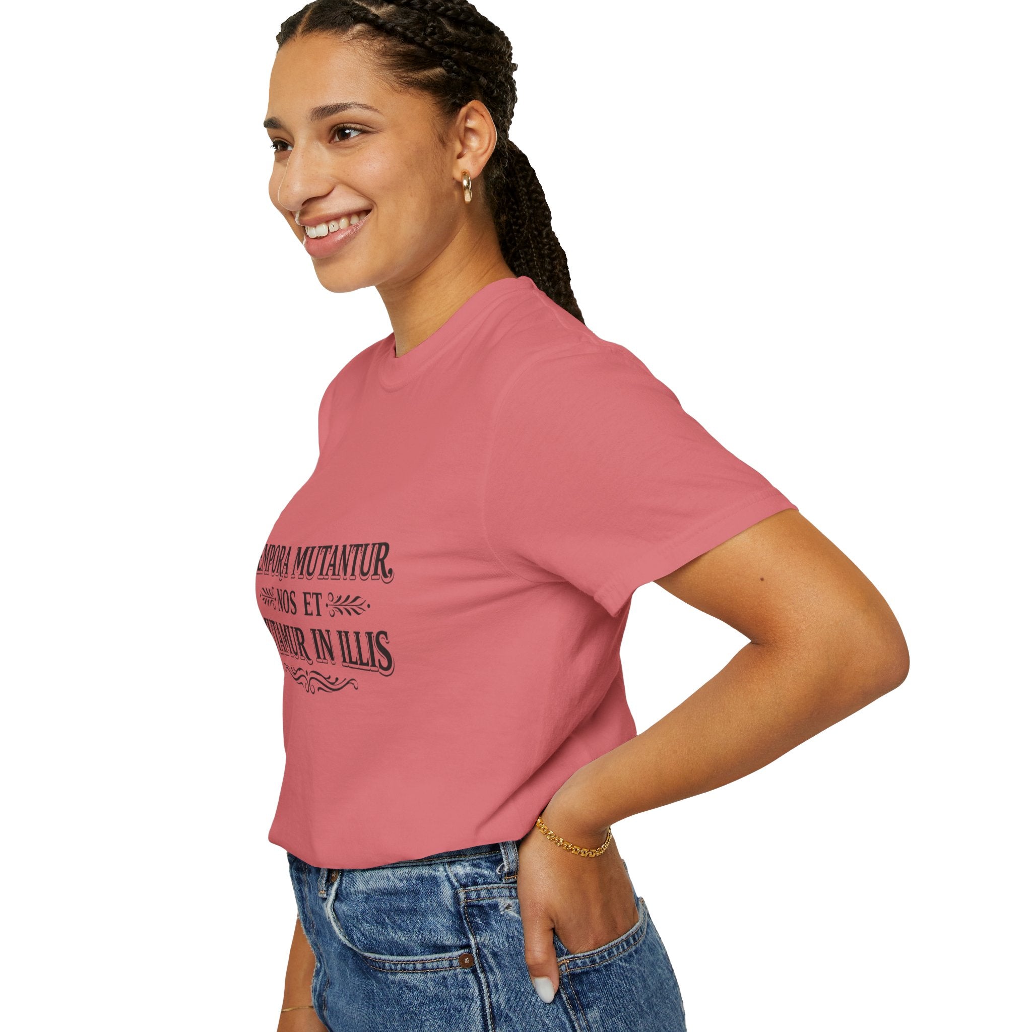 Tempora Mutantur T-Shirt | Latin Quote Comfort Colors Graphic Tee - Mutantur Labs LLC