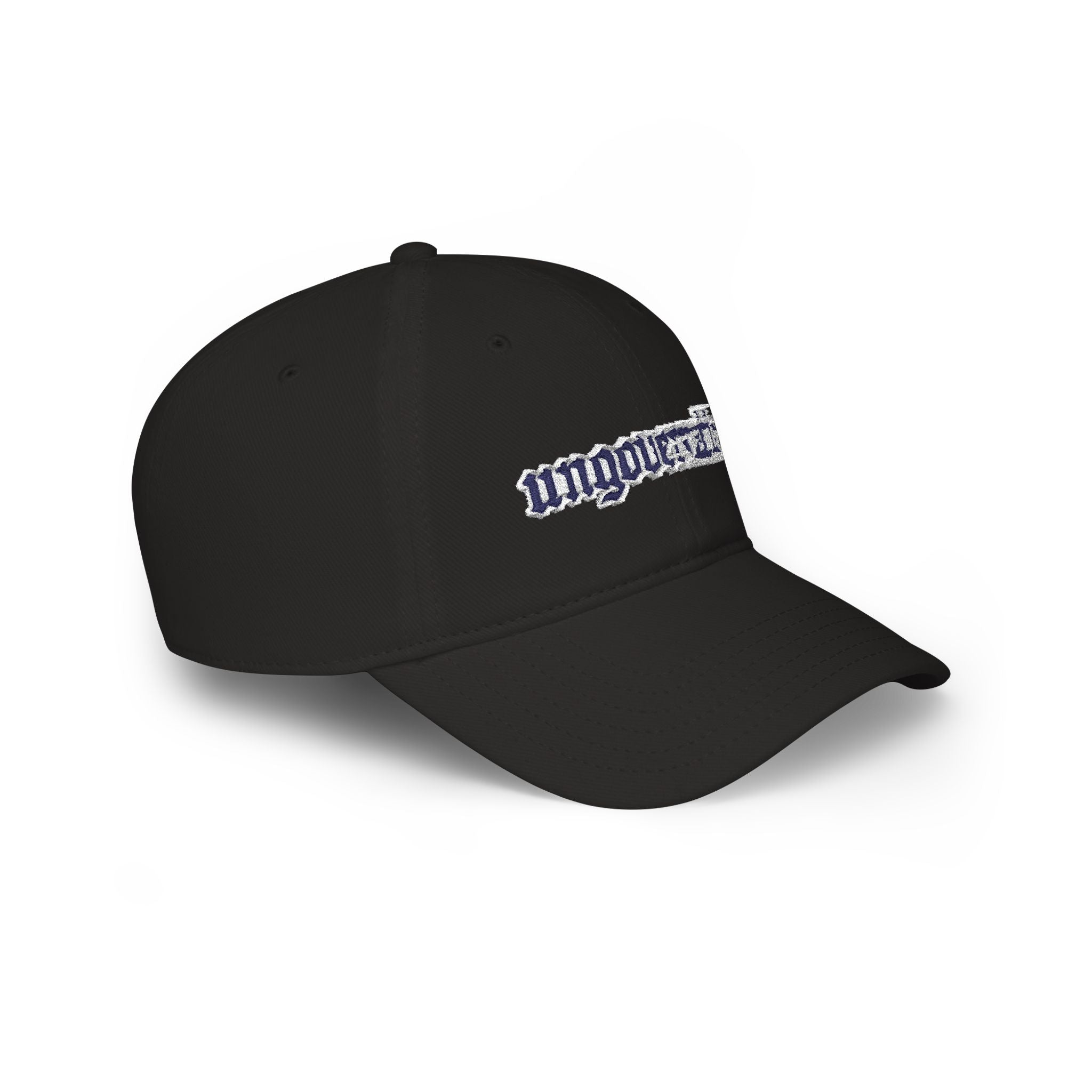 Ungovernable Embroidered Baseball Cap — Low Profile Statement Hat - Mutantur Labs LLC