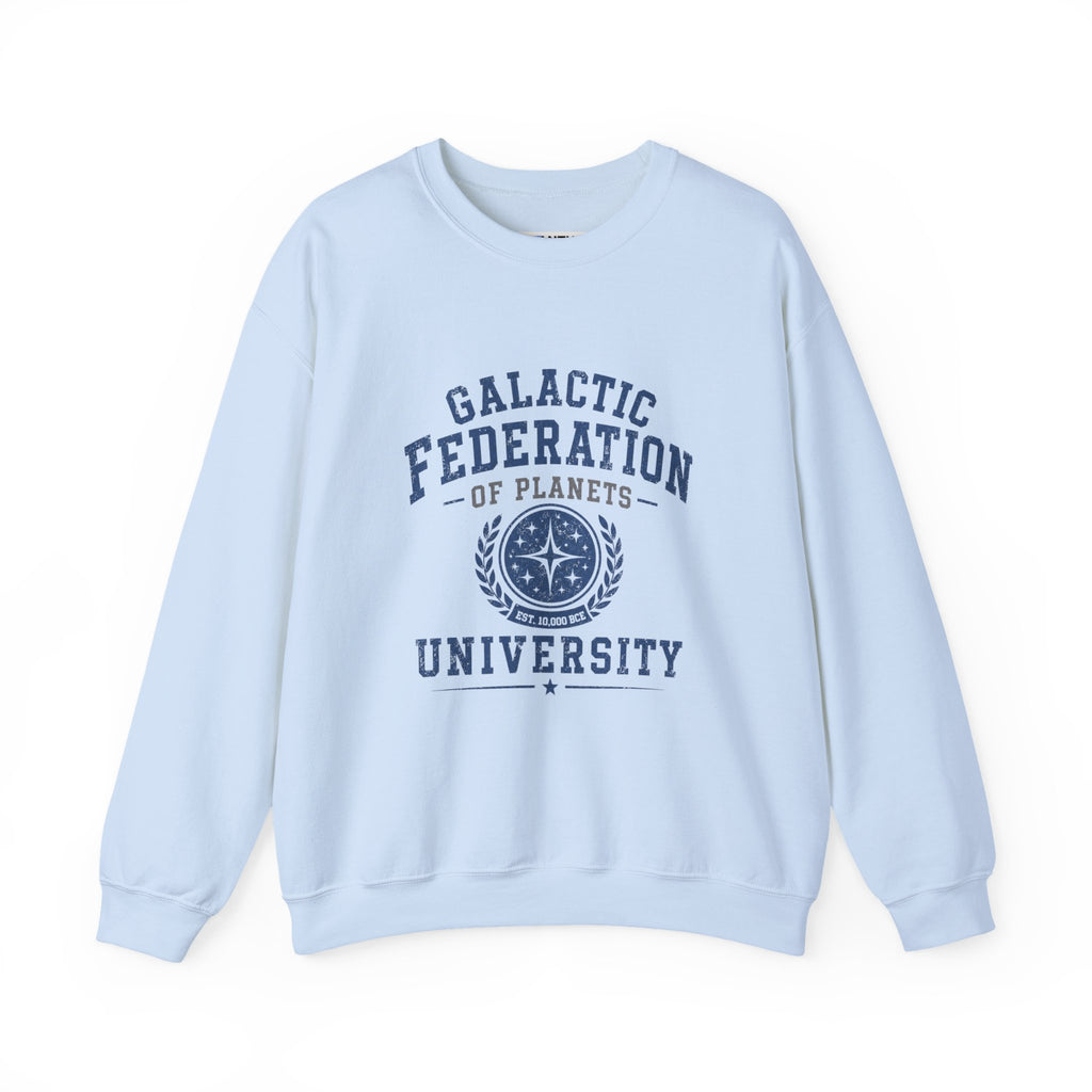 Galactic Federation University Crewneck Sweatshirt - Mutantur Labs LLC