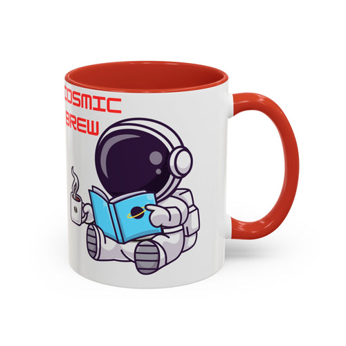 Cosmic Brew Astronaut Coffee Mug — Accent Ceramic Mug for Space Lovers - Mutantur Labs LLC
