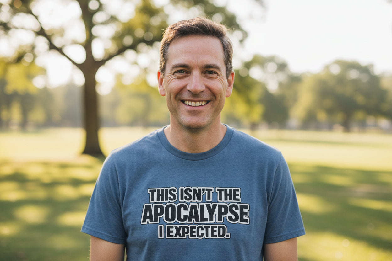 This Isn’t the Apocalypse I Expected T-Shirt | Funny Sarcastic Comfort Colors Tee - Mutantur Labs LLC