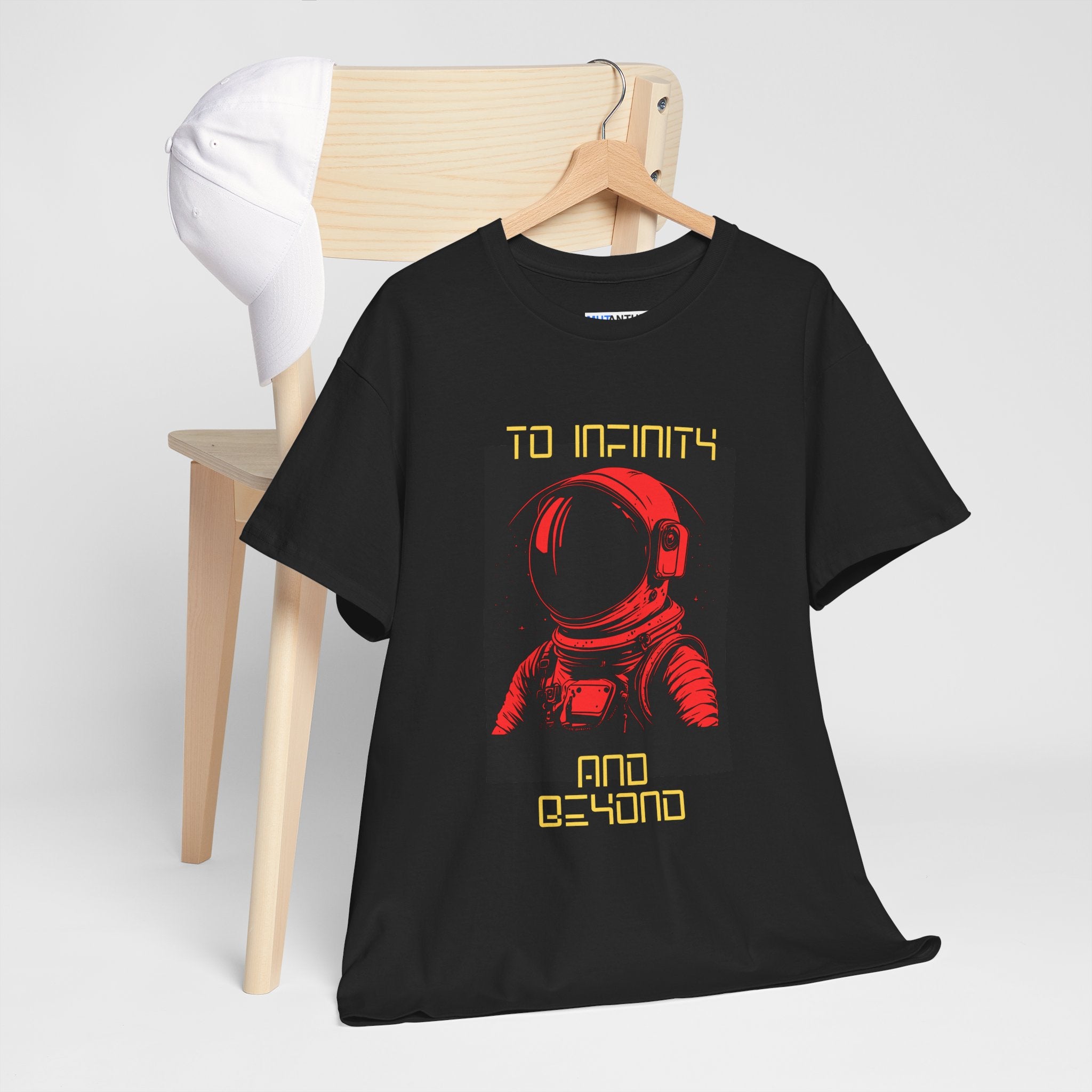to Infinity and Beyond Retro Astronaut Space T-Shirt | Sci-Fi Adventure Graphic Tee - Mutantur Labs LLC