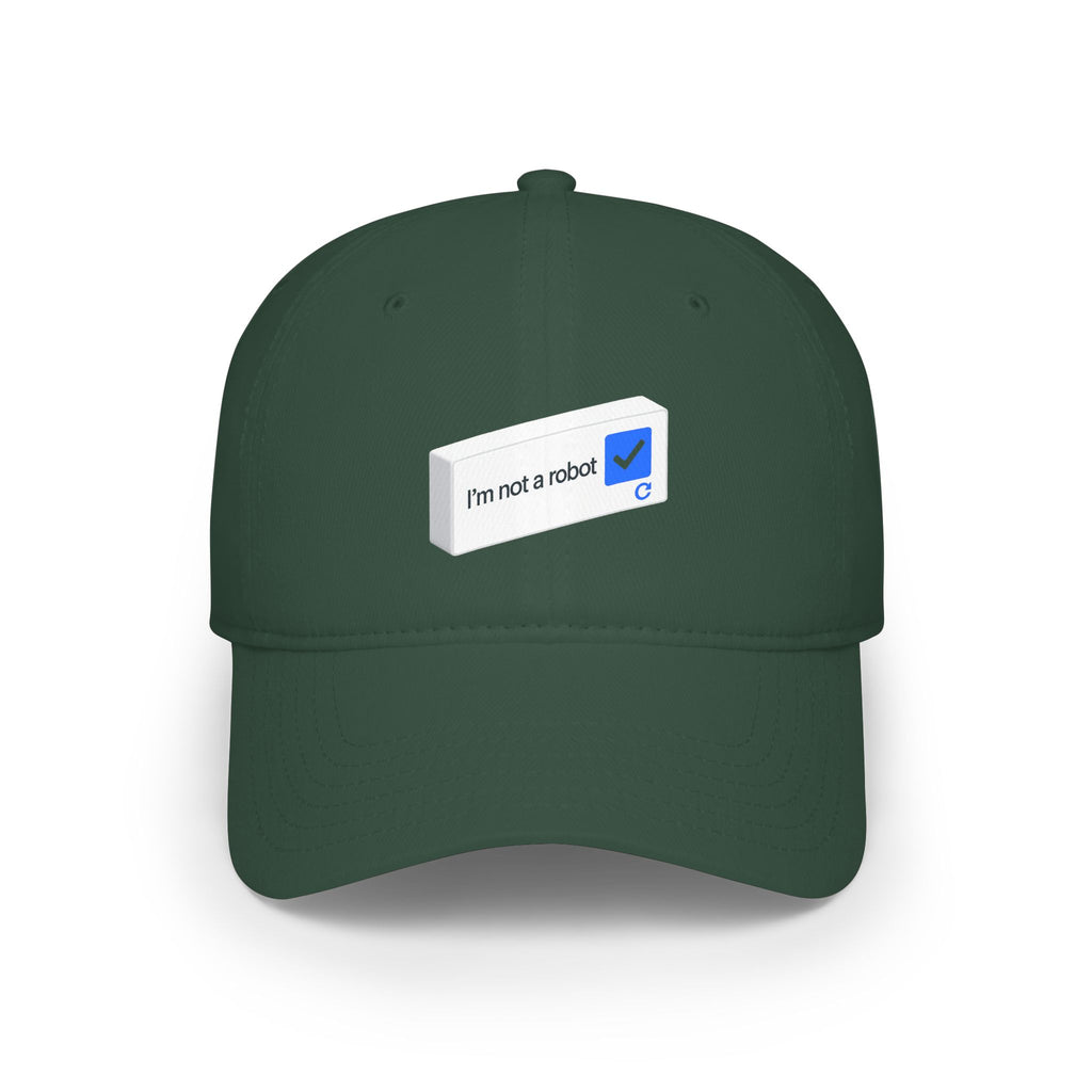 I'm Not a Robot checkbox cap | Low Profile Baseball Cap - Mutantur Labs LLC