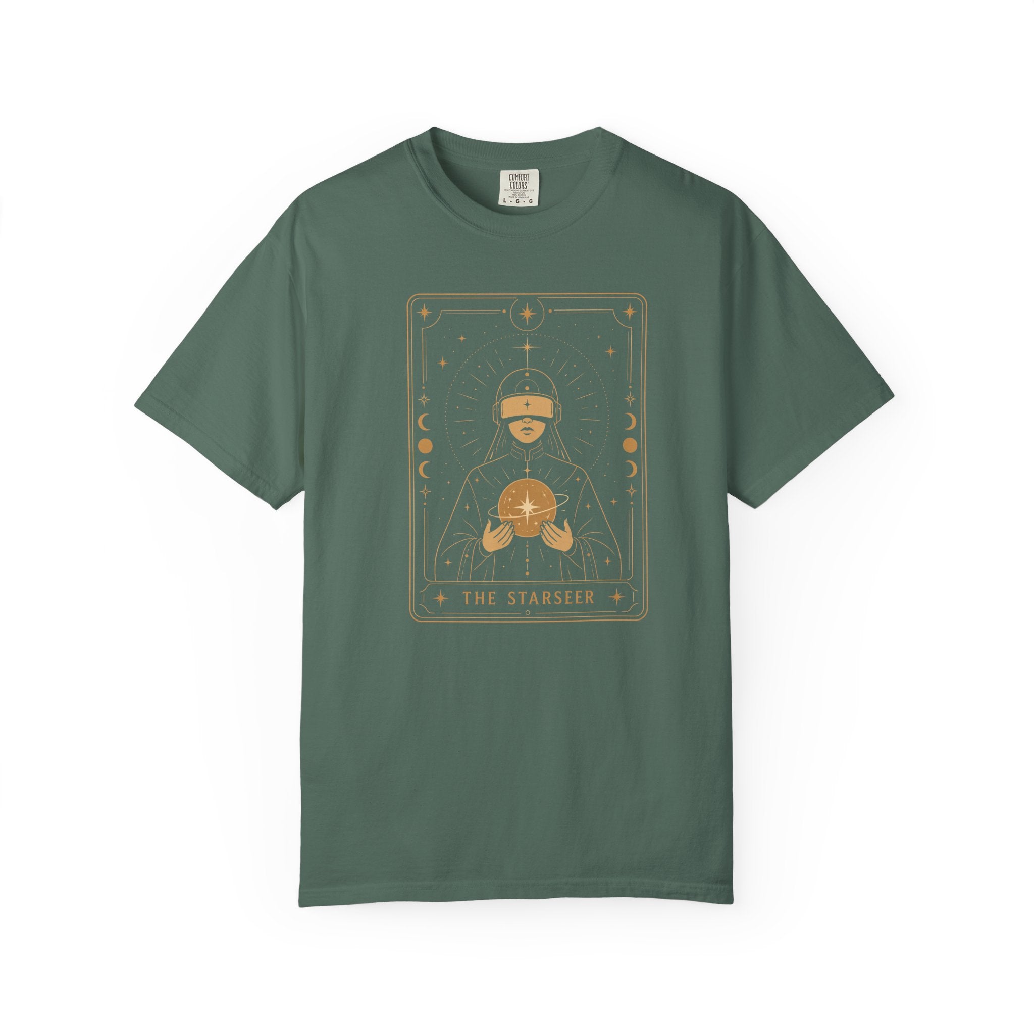 Star Seer Tarot Sci-Fi Graphic Tee – Futuristic T-Shirt Gift for Space Nerds - Mutantur Labs LLC