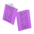 Dragon & Ivy Softcover Journal — Hand-Drawn Sleeping Dragon Illustration - Lilac