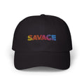 Savage rainbow embroidered Classic Dad Cap - Mutantur Labs LLC