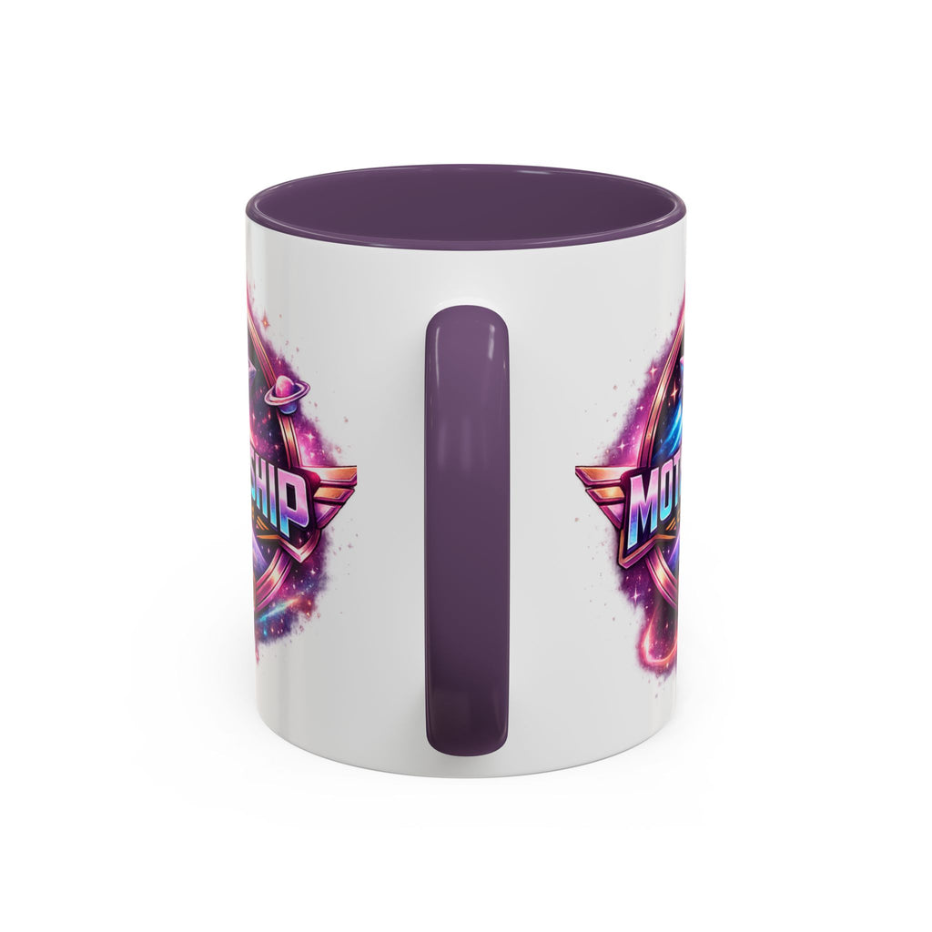 MOTHERSHIP Command Mug | Funny Sci-Fi Mom Accent Coffee Mug - Mutantur Labs LLC
