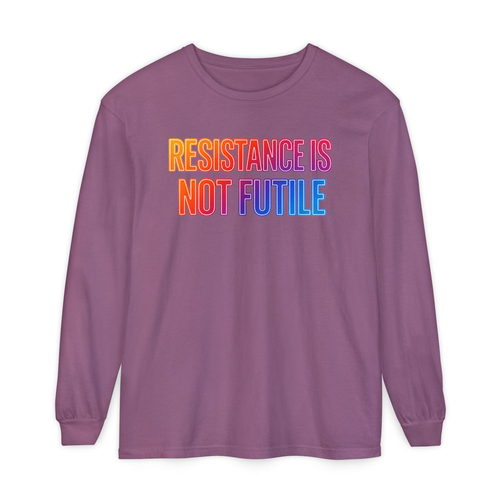 Resistance Is Not Futile Long Sleeve Tee – Rally for Freedom Shirt