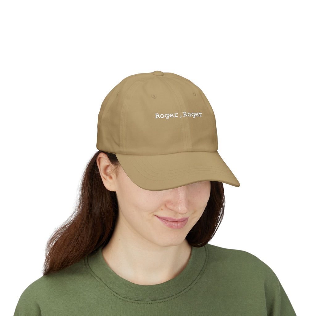 Roger, Roger Dad Cap Embroidered Airplane movie Phrase Baseball Hat - Mutantur Labs LLC