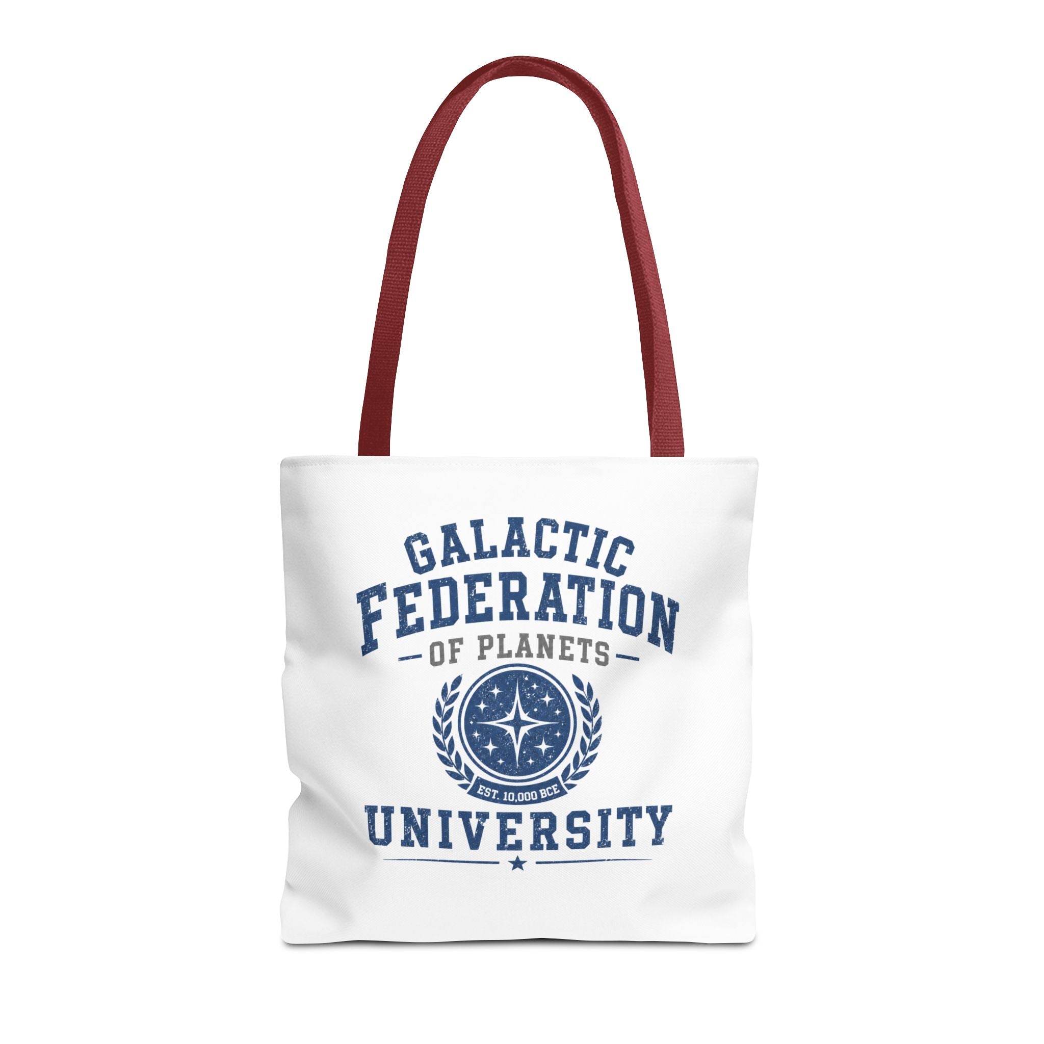 Galactic Federation University Tote Bag — Sci‑Fi College Logo Tote - Mutantur Labs LLC