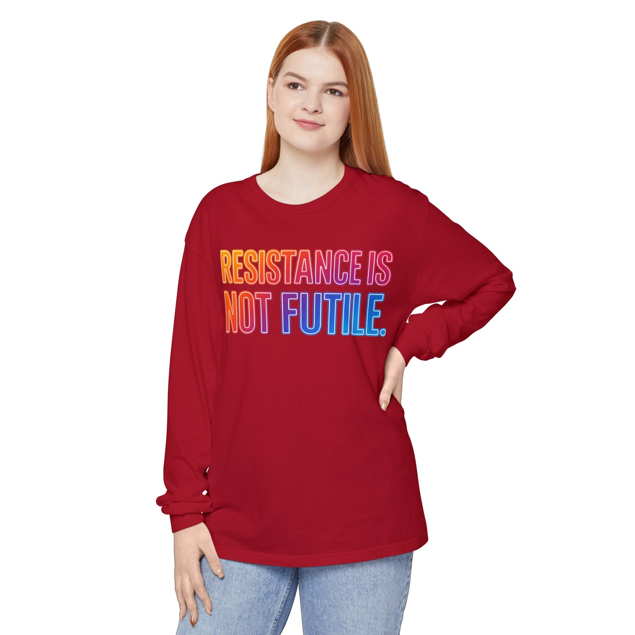 Resistance Is Not Futile Long Sleeve Tee – Rally for Freedom Shirt