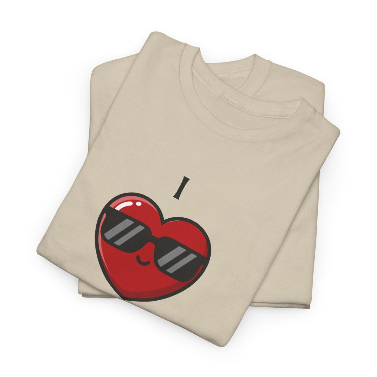 I Love Pi 3.14159 math lover graphic tee in sand, folded flat lay