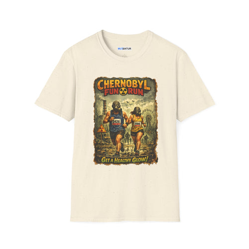 Chernobyl Fun Run T‑Shirt — Get a Healthy Glow Retro Nuclear Humor Tee - Mutantur Labs LLC