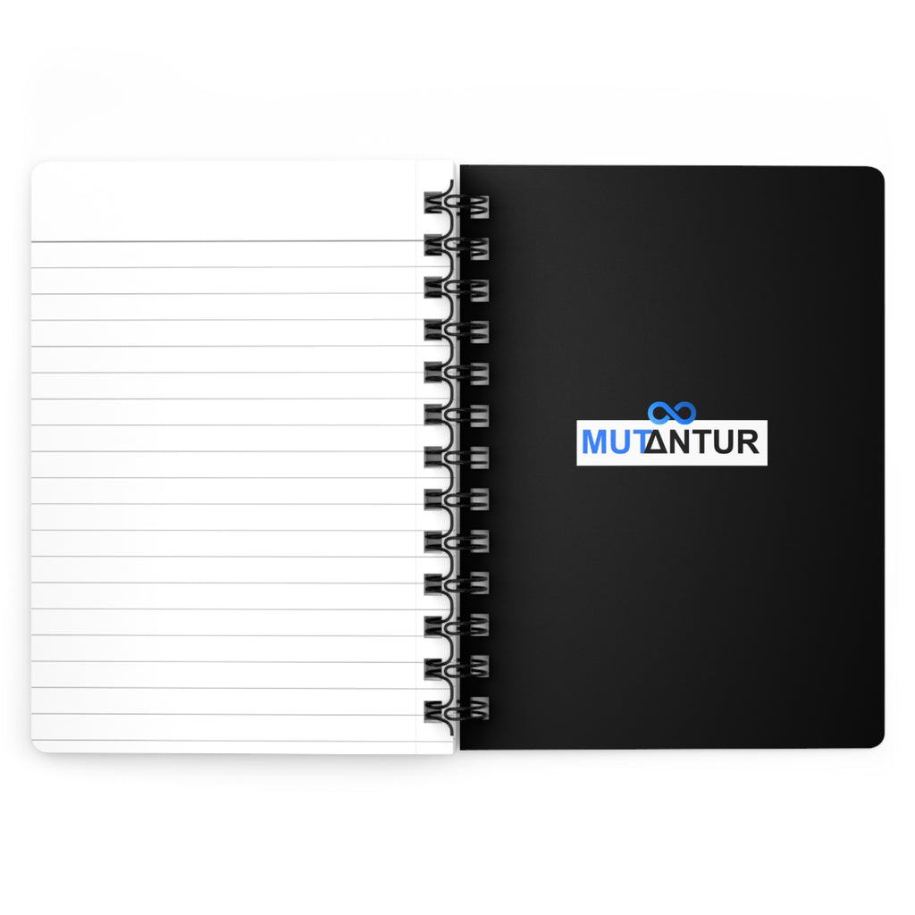 Travelers Welcome Astronaut-Themed Spiral Bound Journal — Space Travel Notebook for Sci-Fi Fans