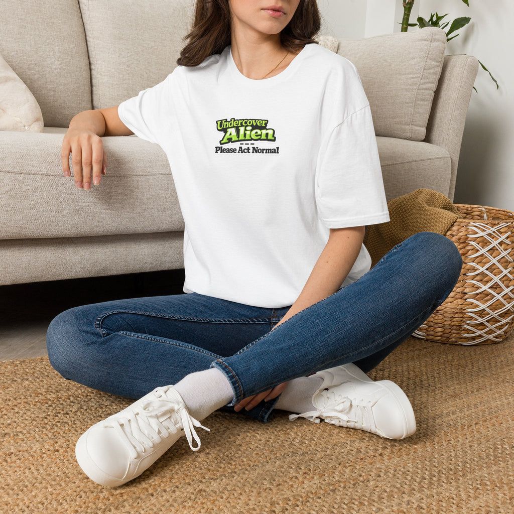 T-Shirt — "Undercover Alien Please Act Normal" Graphic Tee