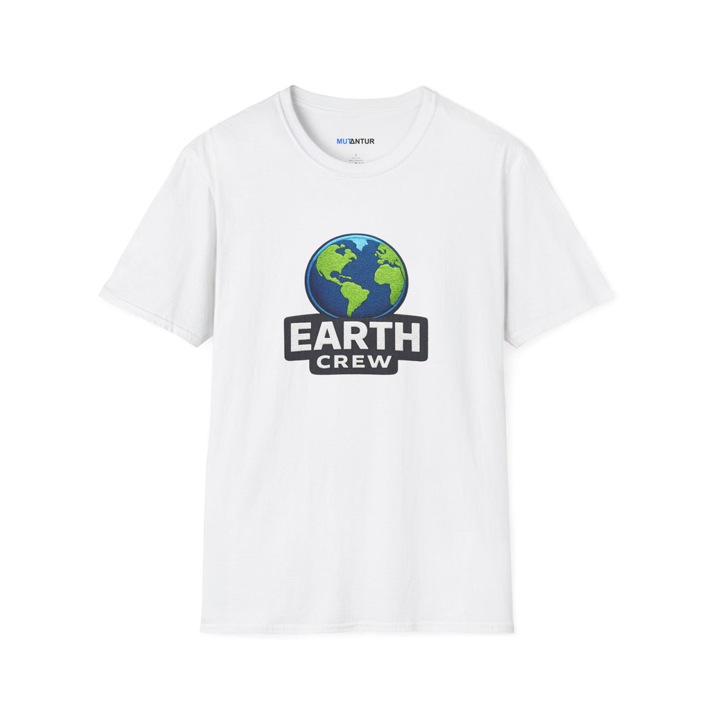Earth Crew T-Shirt — Eco-Friendly Globe Graphic Tee - Mutantur Labs LLC