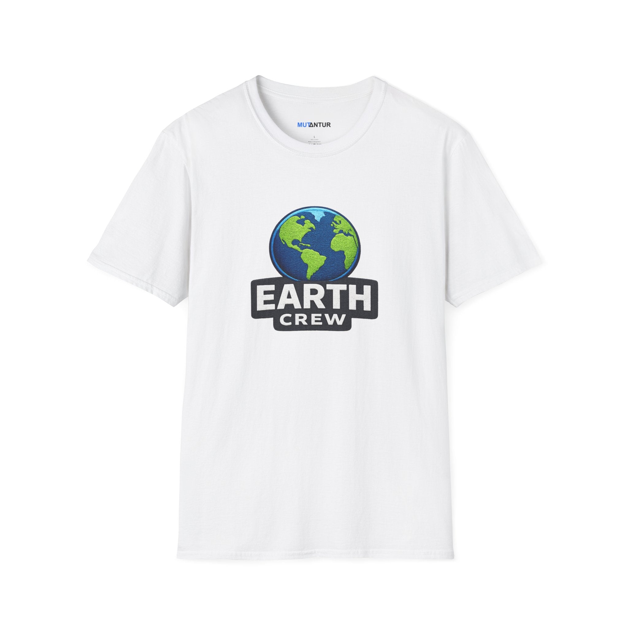 Earth Crew T-Shirt — Eco-Friendly Globe Graphic Tee - Mutantur Labs LLC